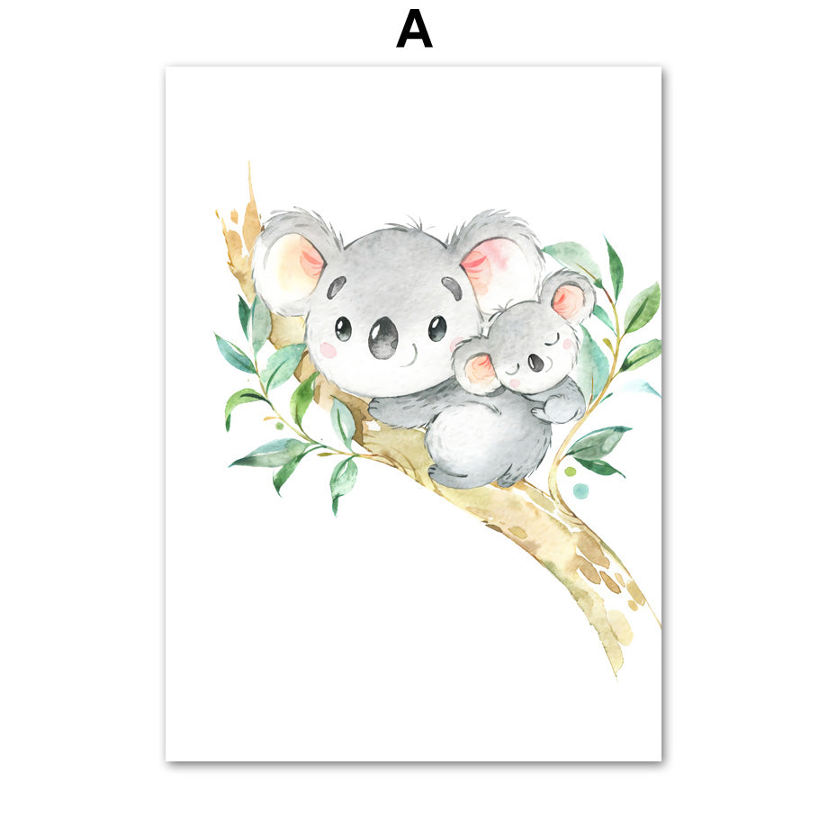 Quadro koala nordico