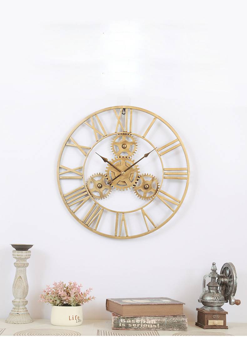 Orologio da parete Steampunk ingranaggi