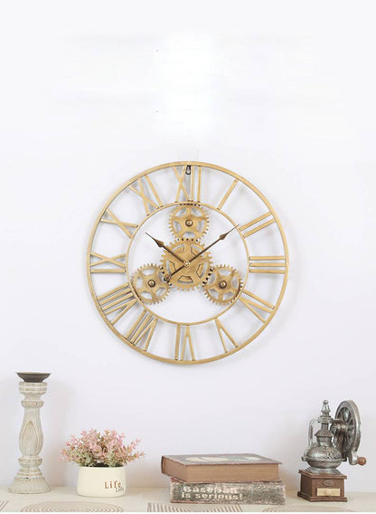 Orologio da parete Steampunk ingranaggi