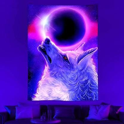 Arazzo Neon Animali
