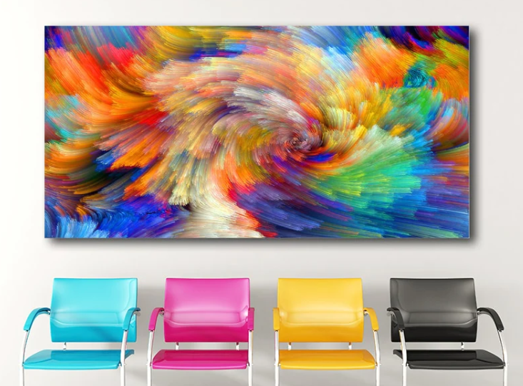 Quadro onde arcobaleno