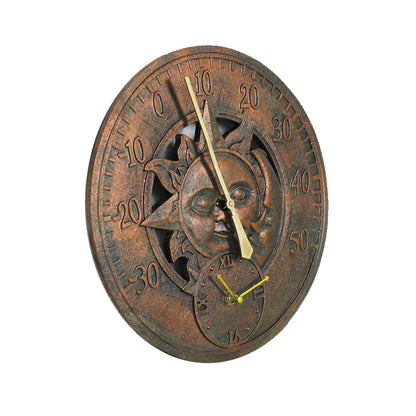 Orologio da parete Sole luna vintage