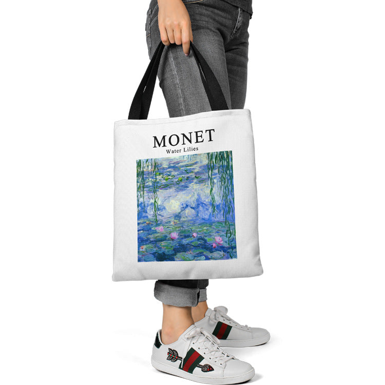 Borsa tela ninfee