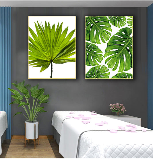 Quadro su tela Piante verdi tropicali