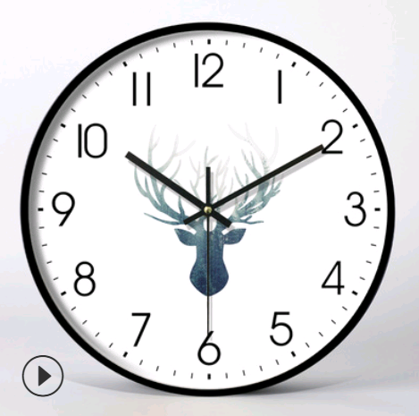 Orologio da parete Motocicletta silhouette
