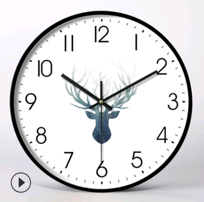 Orologio da parete Motocicletta silhouette