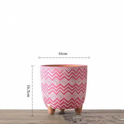 Vaso ceramica geometrico