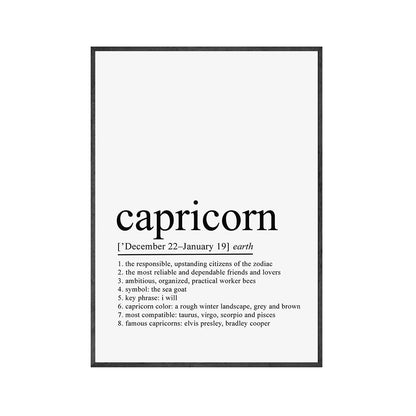 Poster Costellazioni dello zodiaco
