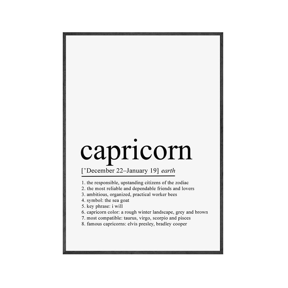 Poster Costellazioni dello zodiaco