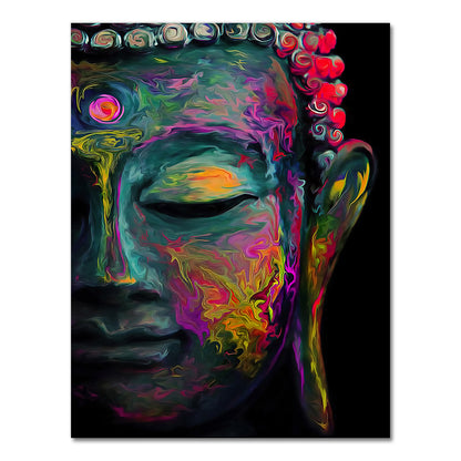 Quadro Buddha astratto