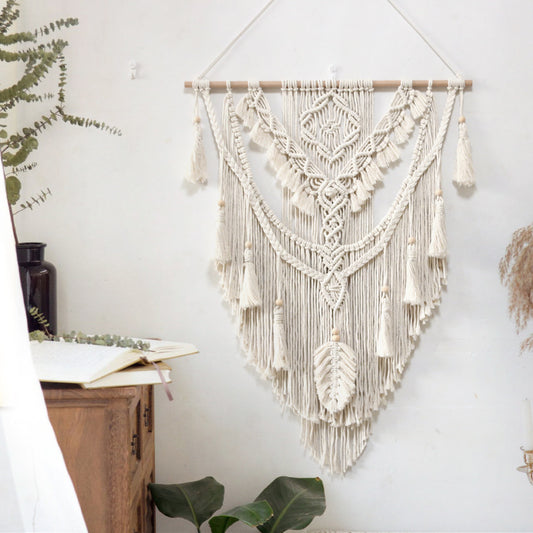 Arazzo Macramé con frangia