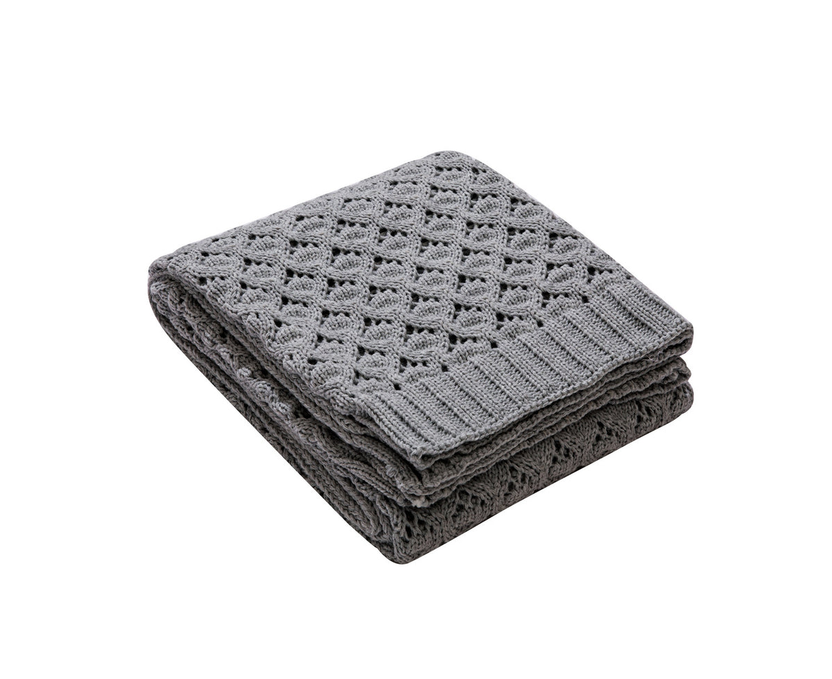 Coperta maglia diamante