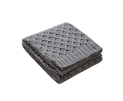 Coperta maglia diamante