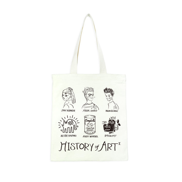 Borsa tela stile gatto d'arte