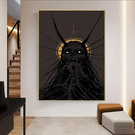 Adesivo murale Mostro nero