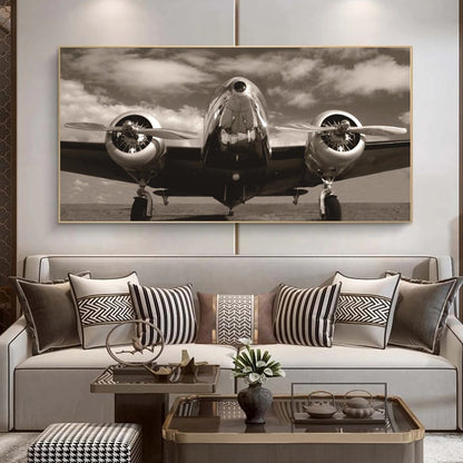 Poster aereo vintage