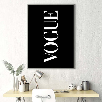 Poster bianco e nero