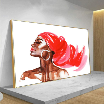 Tela donna acquarello