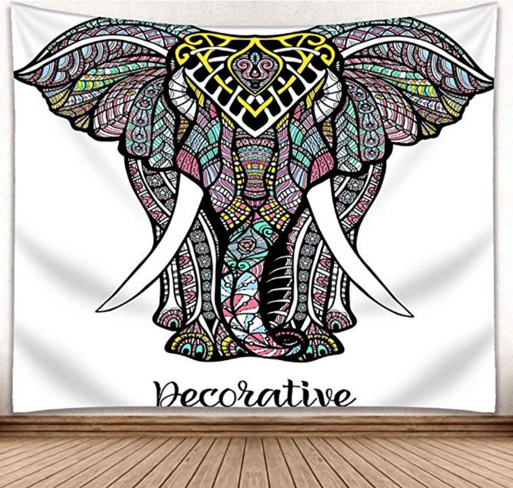 Murale elefante bohemien