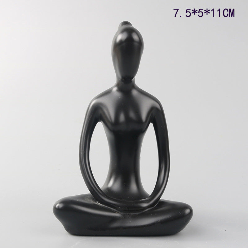 Scultura ragazza yoga