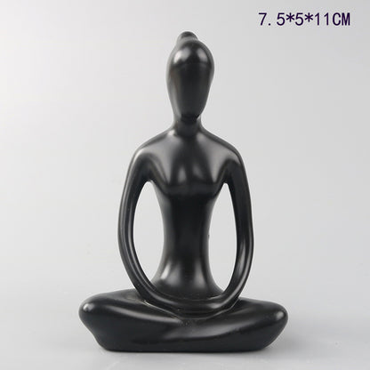 Scultura ragazza yoga