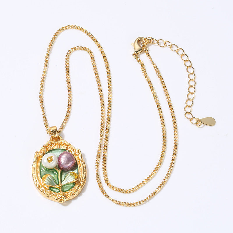 Collana Perla Giardino