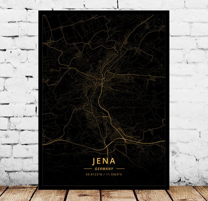 Poster Mappa di Essen