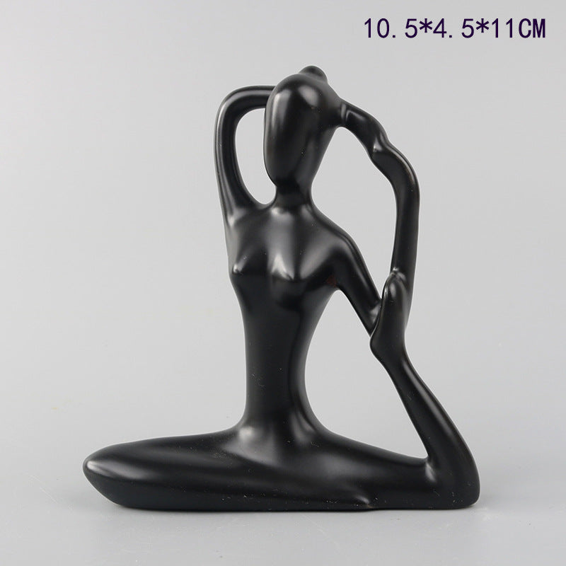 Scultura ragazza yoga