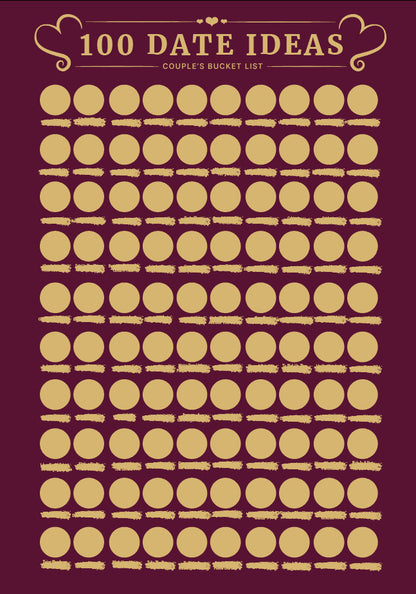 Poster coppia grattabile