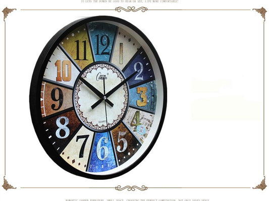 Orologio da parete Vintage colorato