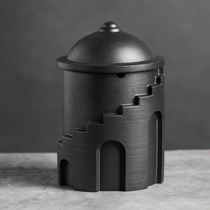 Posacenere nordico con coperchio
