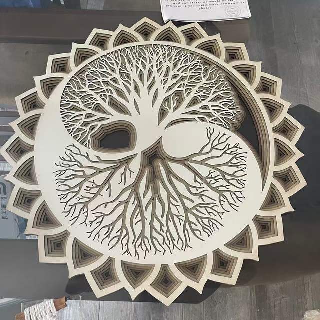 Ornamento albero della vita boho