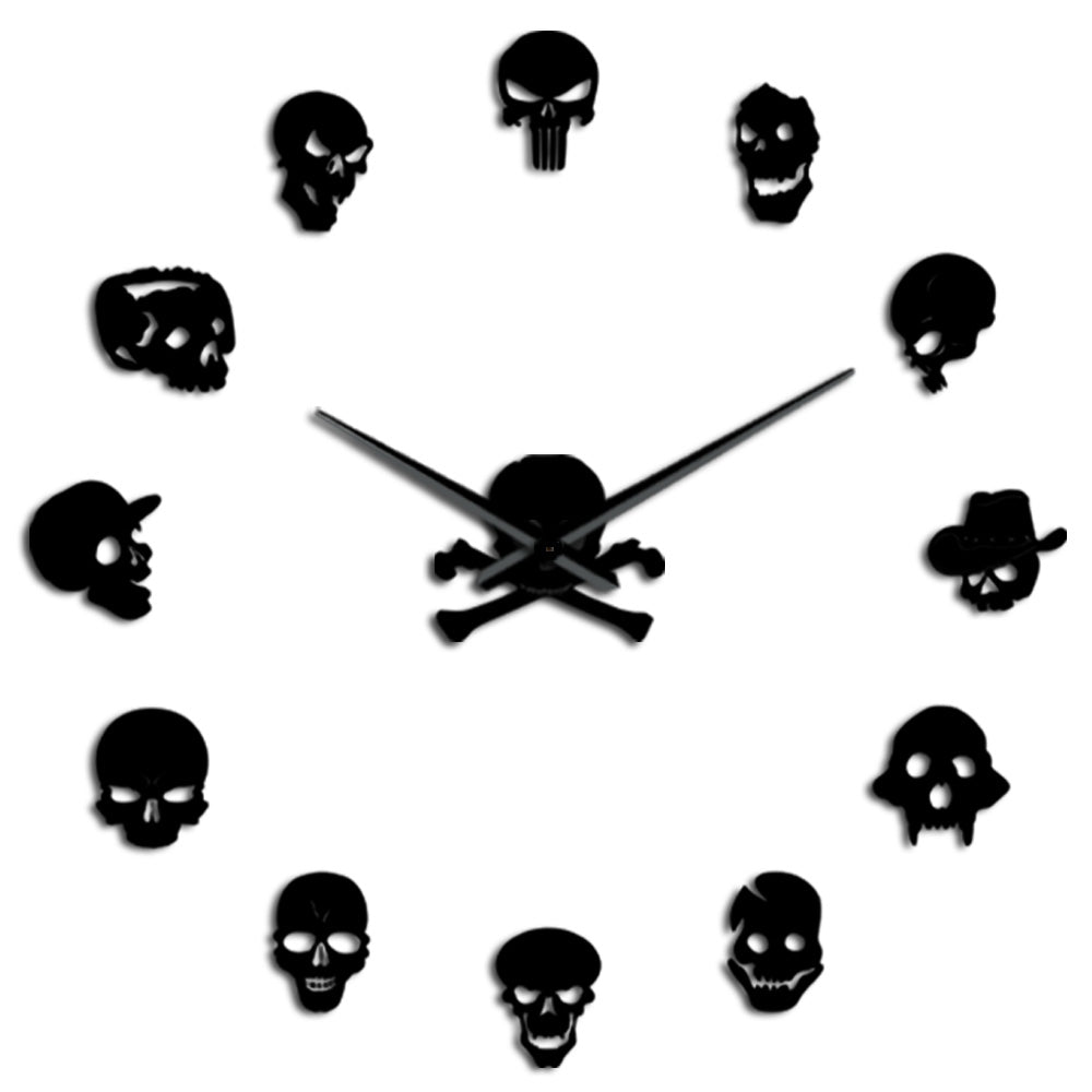 Orologio da parete Teschi e ossa
