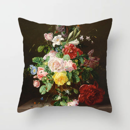 Federe rose vintage sfondo nero