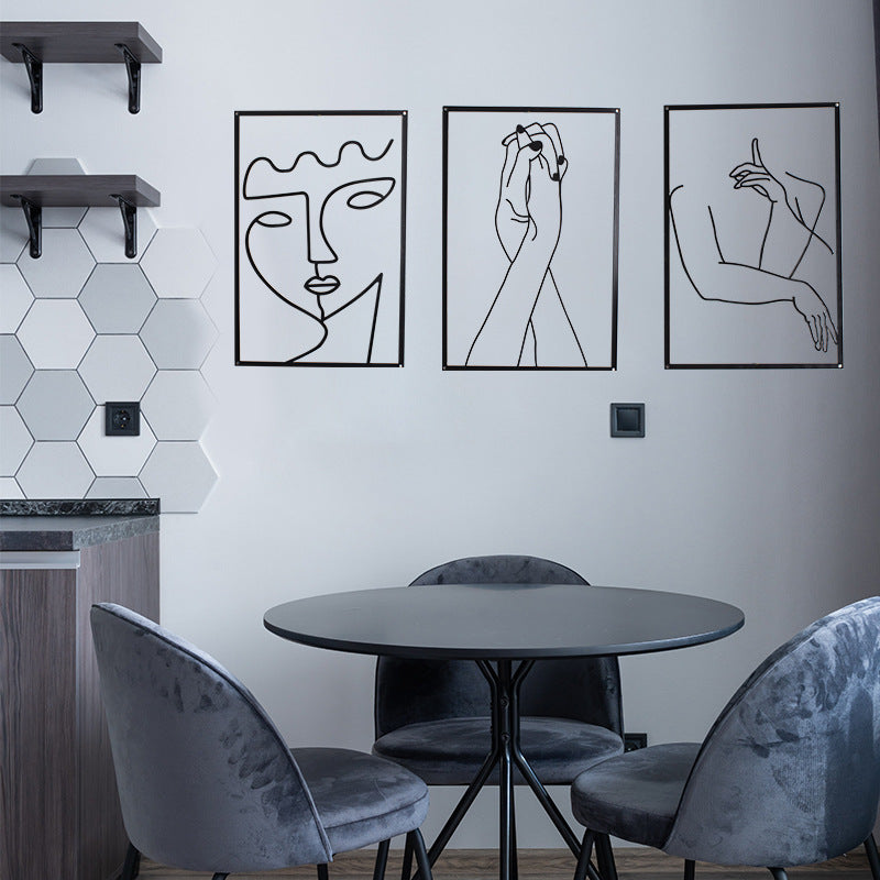 Quadro silhouette da parete