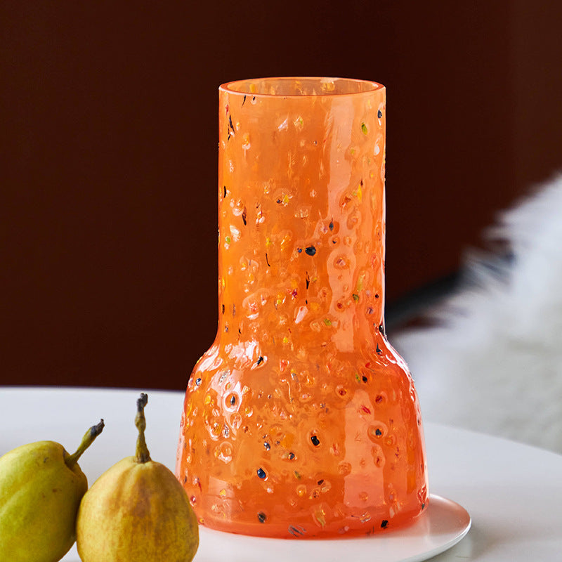 Vaso in vetro colorato design nordico