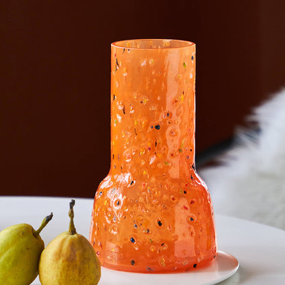 Vaso in vetro colorato design nordico