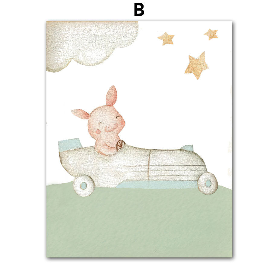 Poster scandinavo bimbi