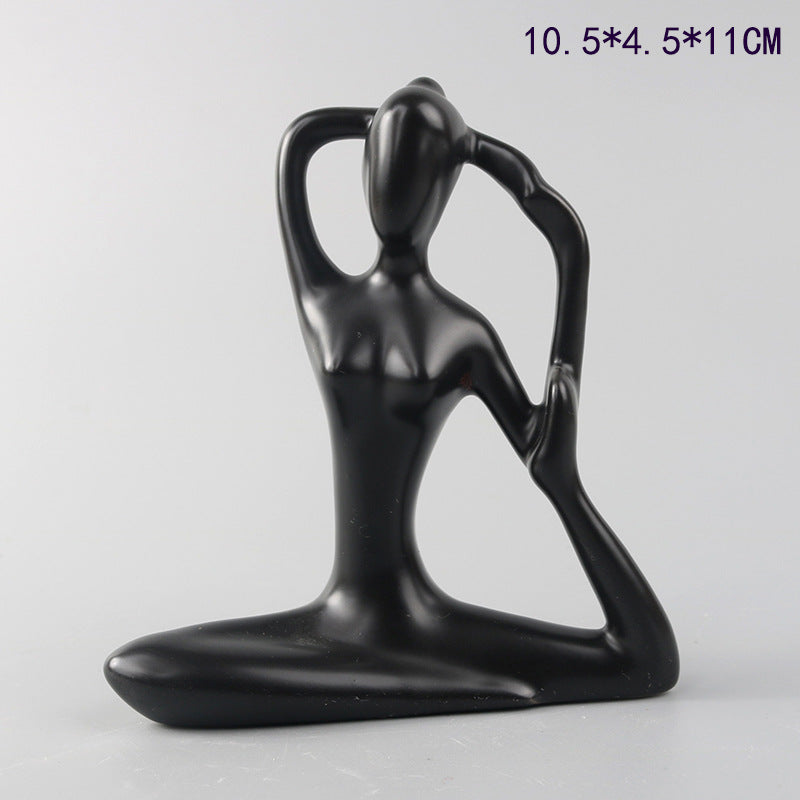 Scultura ragazza yoga