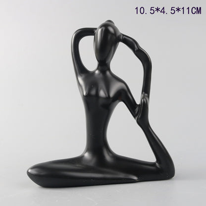 Scultura ragazza yoga
