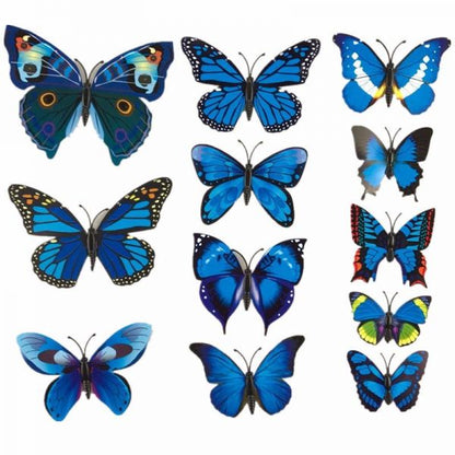 Adesivi farfalle 3D