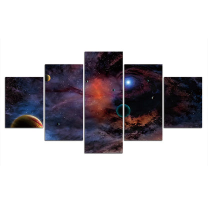 Adesivo murale Pianeti e nebulosa cosmica