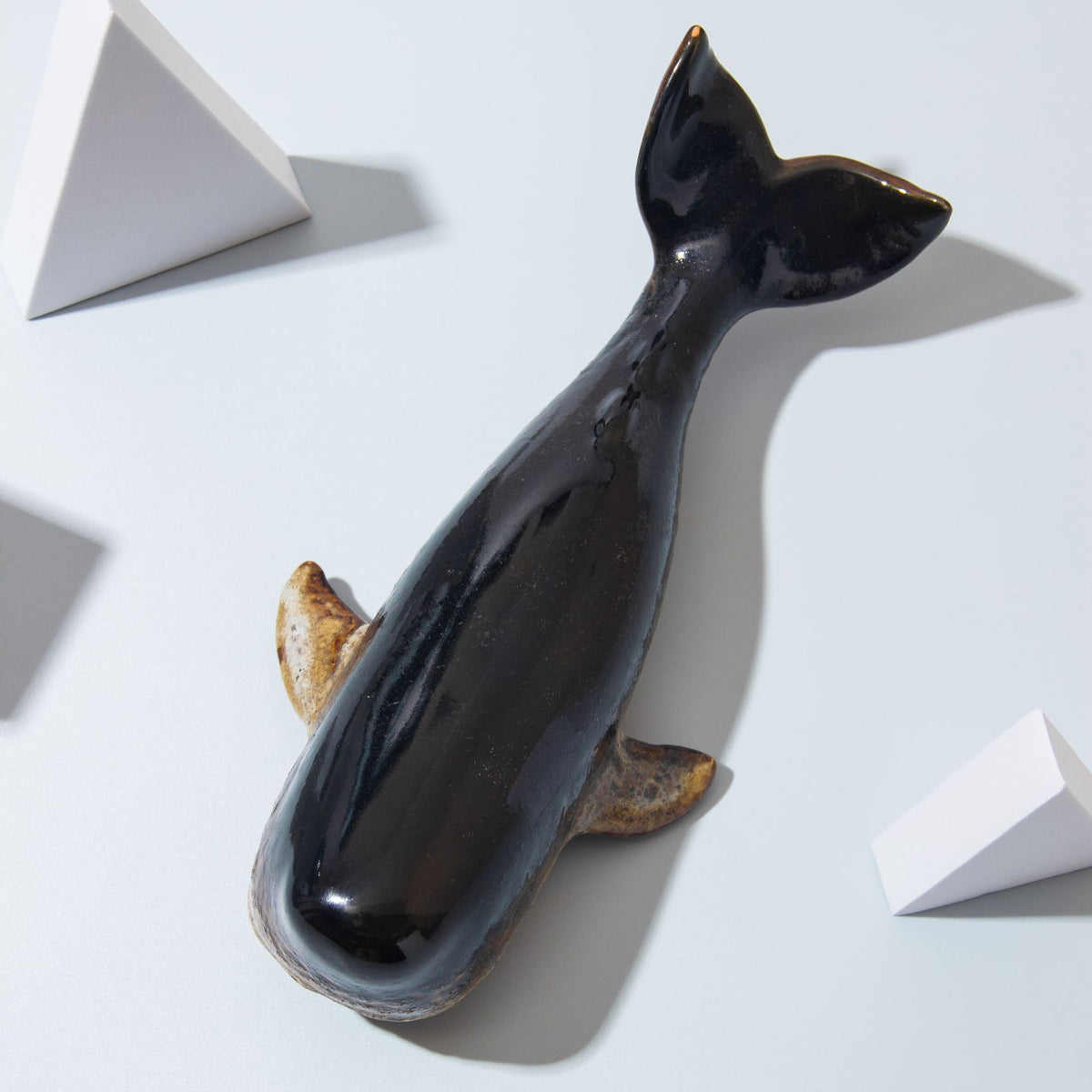 Ornamento ceramica balena