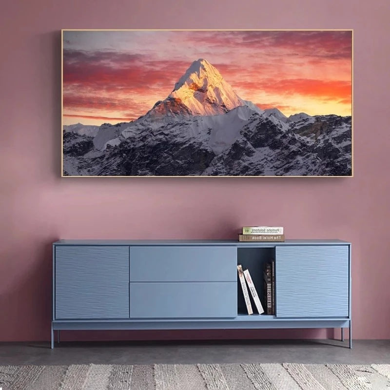 Quadro montagne innevate