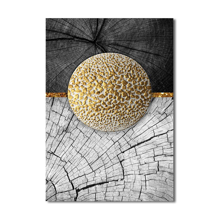 Quadro legno astratto