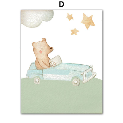 Poster scandinavo bimbi