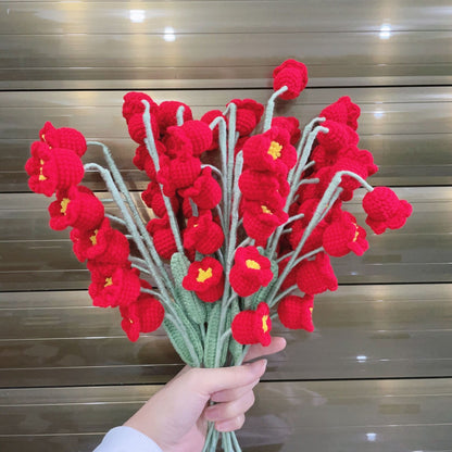 Fiore all'uncinetto in stile nordico