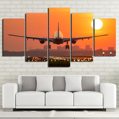 Quadro aereo tramonto