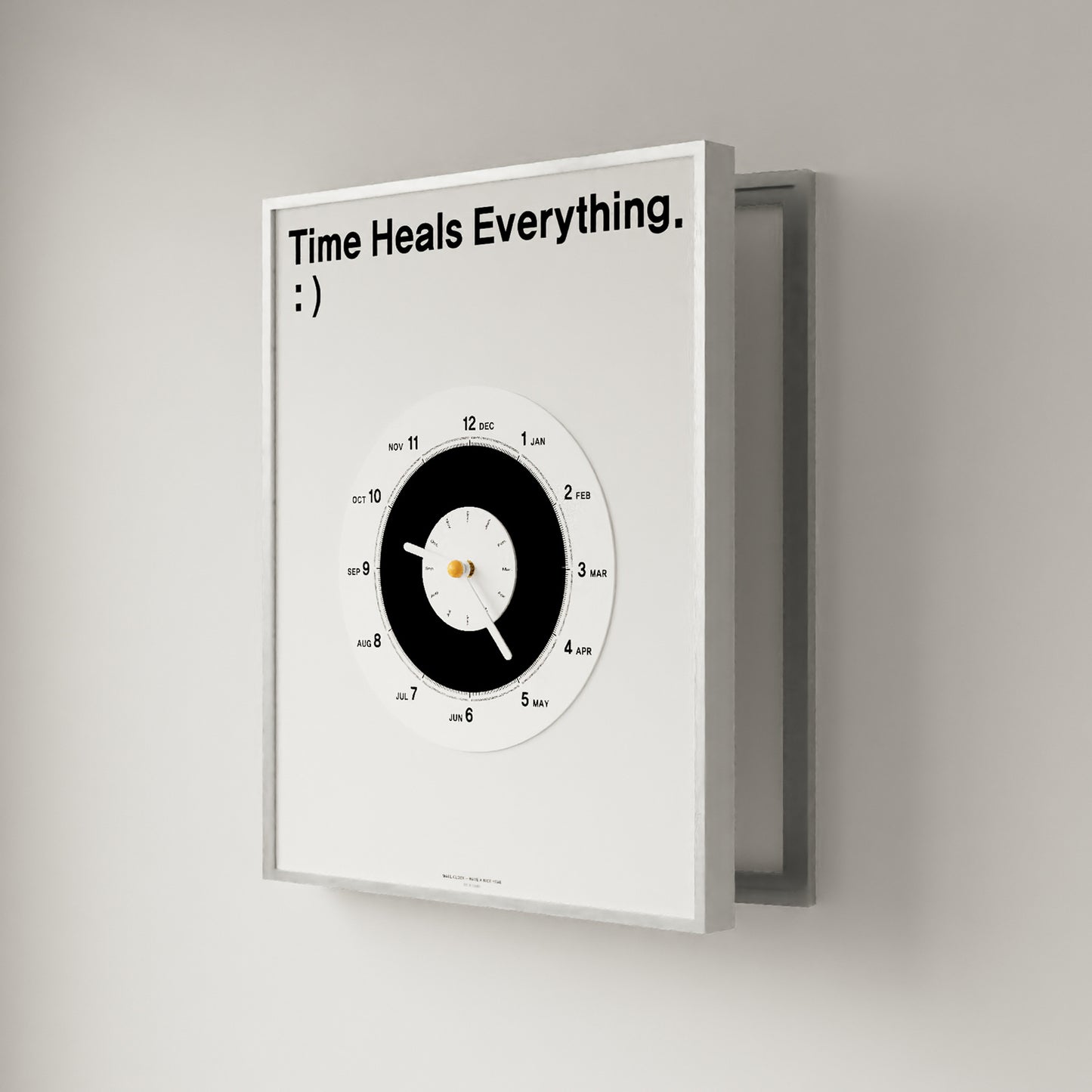 Quadro decorativo con orologio