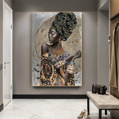 Quadro arte africana astratta
